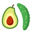 Avocado Cucumber Sushi - Rice Runner